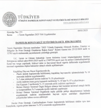  TARIM SİGORTALARI 2025 YILI UYGULAMALARI